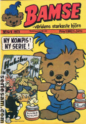 Bamse 1973 nr 9 omslag serier