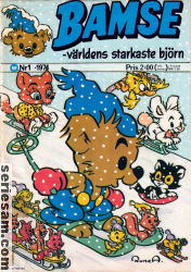 Bamse 1974 nr 1 omslag serier