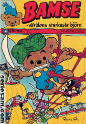 Bamse 1974 nr 10 omslag serier