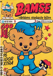 Bamse 1974 nr 12 omslag serier