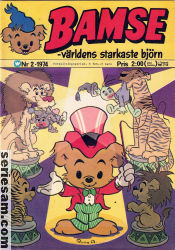 Bamse 1974 nr 2 omslag serier Bamse 1974 nr 2 omslag serier