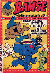 Bamse 1974 nr 3 omslag serier