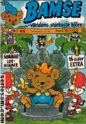 Bamse 1974 nr 7 omslag serier