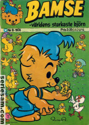 Bamse 1974 nr 8 omslag serier