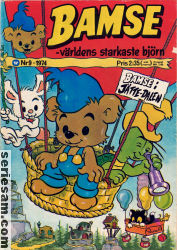 Bamse 1974 nr 9 omslag serier Bamse 1974 nr 9 omslag serier