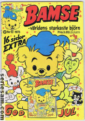 Bamse 1975 nr 12 omslag serier