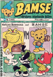 Bamse 1975 nr 5 omslag serier Bamse 1975 nr 5 omslag serier
