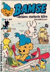 Bamse 1975 nr 7 omslag serier Bamse 1975 nr 7 omslag serier