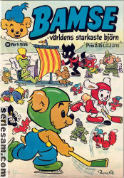 Bamse 1976 nr 1 omslag serier
