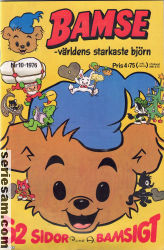 Bamse 1976 nr 10 omslag serier