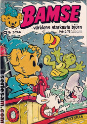 Bamse 1976 nr 2 omslag serier Bamse 1976 nr 2 omslag serier
