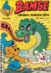 Bamse 1976 nr 5 omslag serier