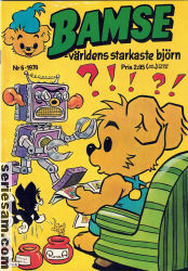 Bamse 1976 nr 6 omslag serier