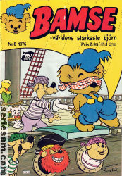 Bamse 1976 nr 8 omslag serier