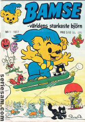 Bamse 1977 nr 1 omslag serier