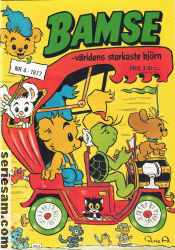 Bamse 1977 nr 4 omslag serier