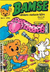 Bamse 1978 nr 4 omslag serier