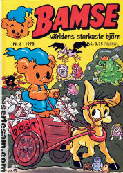 Bamse 1978 nr 6 omslag serier