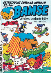 Bamse 1978 nr 7 omslag serier