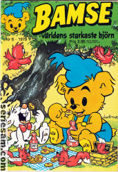 Bamse 1979 nr 6 omslag serier