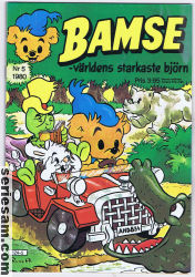 Bamse 1980 nr 5 omslag serier
