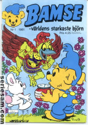 Bamse 1981 nr 1 omslag serier