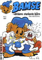 Bamse 1981 nr 2 omslag serier