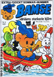 Bamse 1981 nr 4 omslag serier