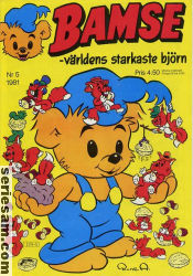 Bamse 1981 nr 5 omslag serier