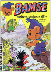 Bamse 1981 nr 7 omslag serier