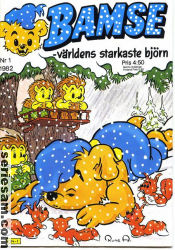 Bamse 1982 nr 1 omslag serier