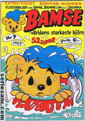 Bamse 1982 nr 7 omslag serier