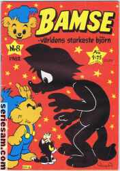 Bamse 1982 nr 8 omslag serier