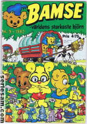 Bamse 1982 nr 9 omslag serier Bamse 1982 nr 9 omslag serier