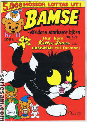 Bamse 1983 nr 11 omslag serier