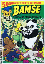 Bamse 1983 nr 4 omslag serier
