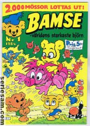 Bamse 1984 nr 1 omslag serier