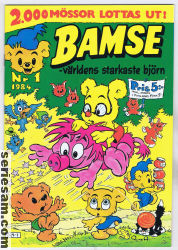 Bamse 1984 nr 1 omslag serier Bamse 1984 nr 1 omslag serier