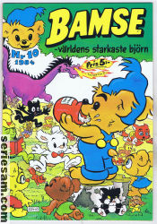 Bamse 1984 nr 10 omslag serier Bamse 1984 nr 10 omslag serier