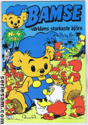 Bamse 1984 nr 4 omslag serier Bamse 1984 nr 4 omslag serier