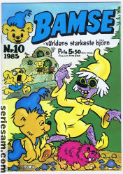 Bamse 1985 nr 10 omslag serier Bamse 1985 nr 10 omslag serier