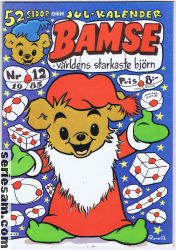 Bamse 1985 nr 12 omslag serier