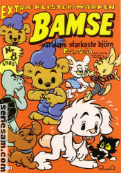 Bamse 1985 nr 8 omslag serier Bamse 1985 nr 8 omslag serier