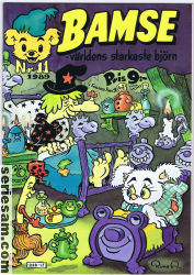 Bamse 1989 nr 11 omslag serier Bamse 1989 nr 11 omslag serier