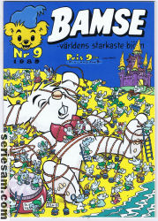 Bamse 1989 nr 9 omslag serier
