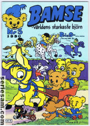 Bamse 1990 nr 3 omslag serier