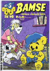 Bamse 1990 nr 5 omslag serier