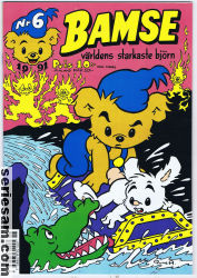 Bamse 1991 nr 6 omslag serier
