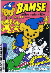 Bamse 1991 nr 6 omslag serier Bamse 1991 nr 6 omslag serier