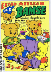 Bamse 1991 nr 8 omslag serier Bamse 1991 nr 8 omslag serier